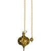 Kheops International Jali Gold Metal Pendulum Metaphysical & Divination Gifts 1 Kheops International Jali Gold Metal Pendulum Metaphysical & Divination Gifts