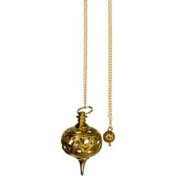 Kheops International Jali Gold Metal Pendulum Metaphysical & Divination Gifts