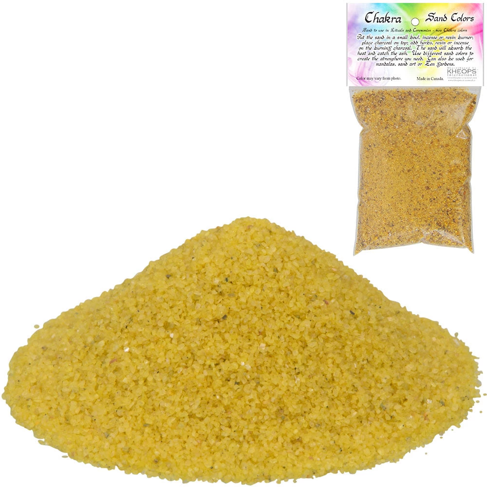 Kheops International Smudging Tools & Accessories Sand Bag (4 Oz) Yellow 3 Kheops International Smudging Tools & Accessories Sand Bag (4 Oz) Yellow