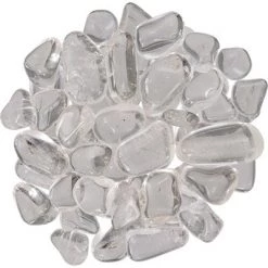 Kheops International Clear Crystal Quartz Tumbled Stone Crystals & Tumbled Stones