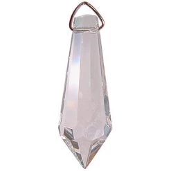 Kheops International Faceted Raindrop Point Clear Crystal Prism ~ A Joy Alchemy Gift