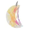 Kheops International Aurora Borealis Faceted Crescent Moon Crystal Prism ~ A Joy Alchemy Gift