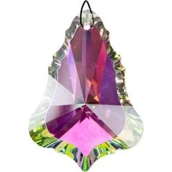 Kheops International Aurora Borealis Faceted Mystic Bell Crystal Prism ~ A Joy Alchemy Gift