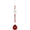 Kheops International Reiki Hanging Crystal With Cut Glass Beads Prisms & Hanging Crystals