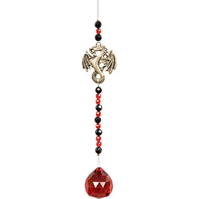 Kheops International Dragon Hanging Crystal With Cut Glass Beads 3 Kheops International Dragon Hanging Crystal With Cut Glass Beads