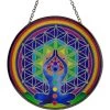 Kheops International Chakra Glass Suncatcher Prisms & Hanging Crystals