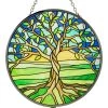 Kheops International Tree Of Life Glass Suncatcher Prisms & Hanging Crystals