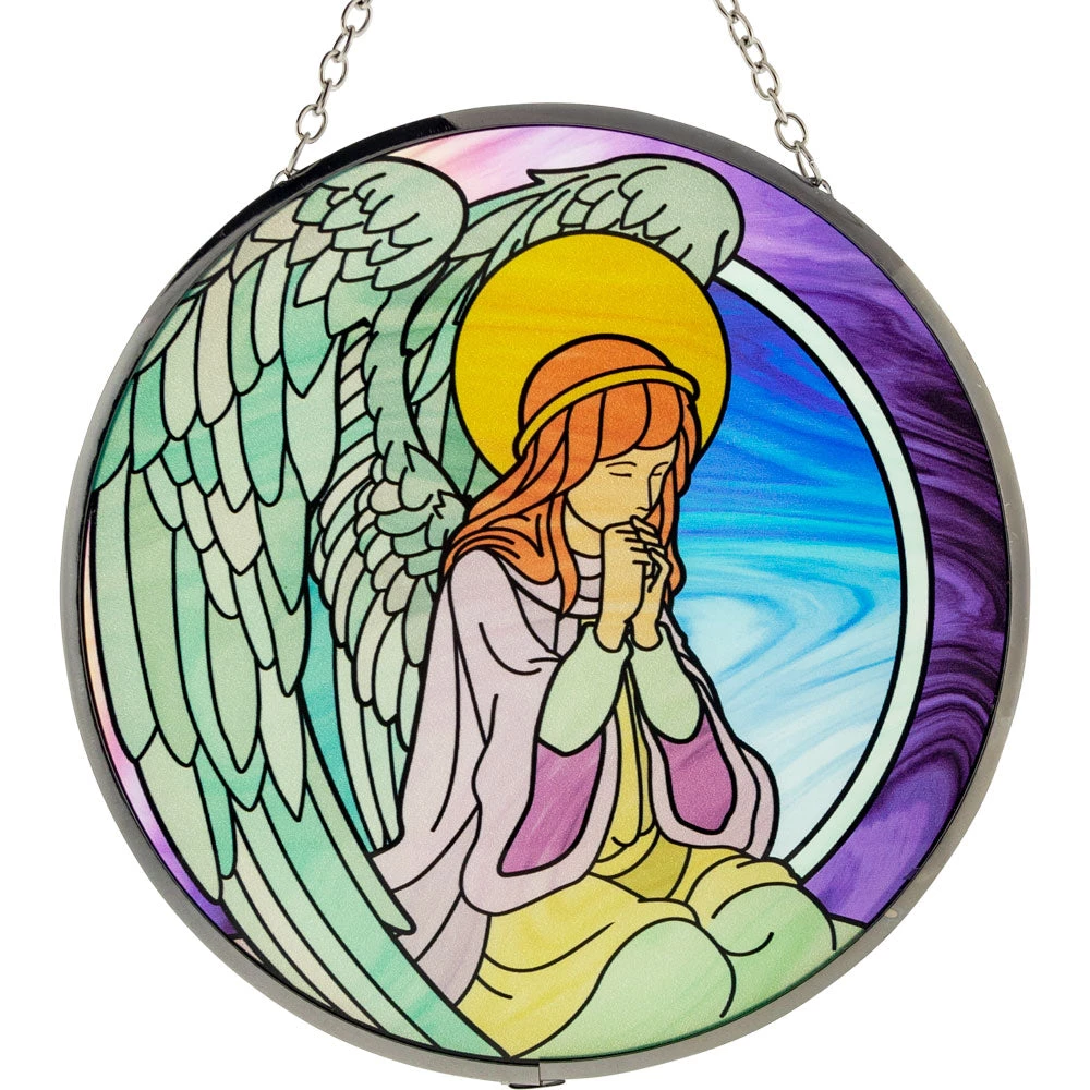 Kheops International Praying Angel Glass Suncatcher 3 Kheops International Praying Angel Glass Suncatcher