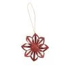 Ten Thousand Villages Touch Of Gold Star Quilled Paper Ornament Handcrafted In Bangladesh