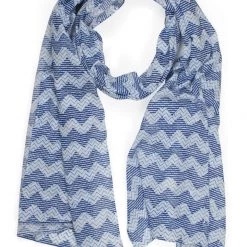 Ten Thousand Villages Global Fair Trade Gifts Thousand Waves Cotton Scarf Handcrafted In India