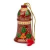 Ten Thousand Villages Holly Jolly Bell Metal Hand-painted Ornament Handcrafted In India Global Fair Trade Gifts