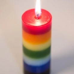 Ten Thousand Villages Global Fair Trade Gifts Chakra Meditation Candle Handcrafted In India