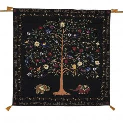 Ten Thousand Villages Dream Tree Wall Hanging Handcrafted In India