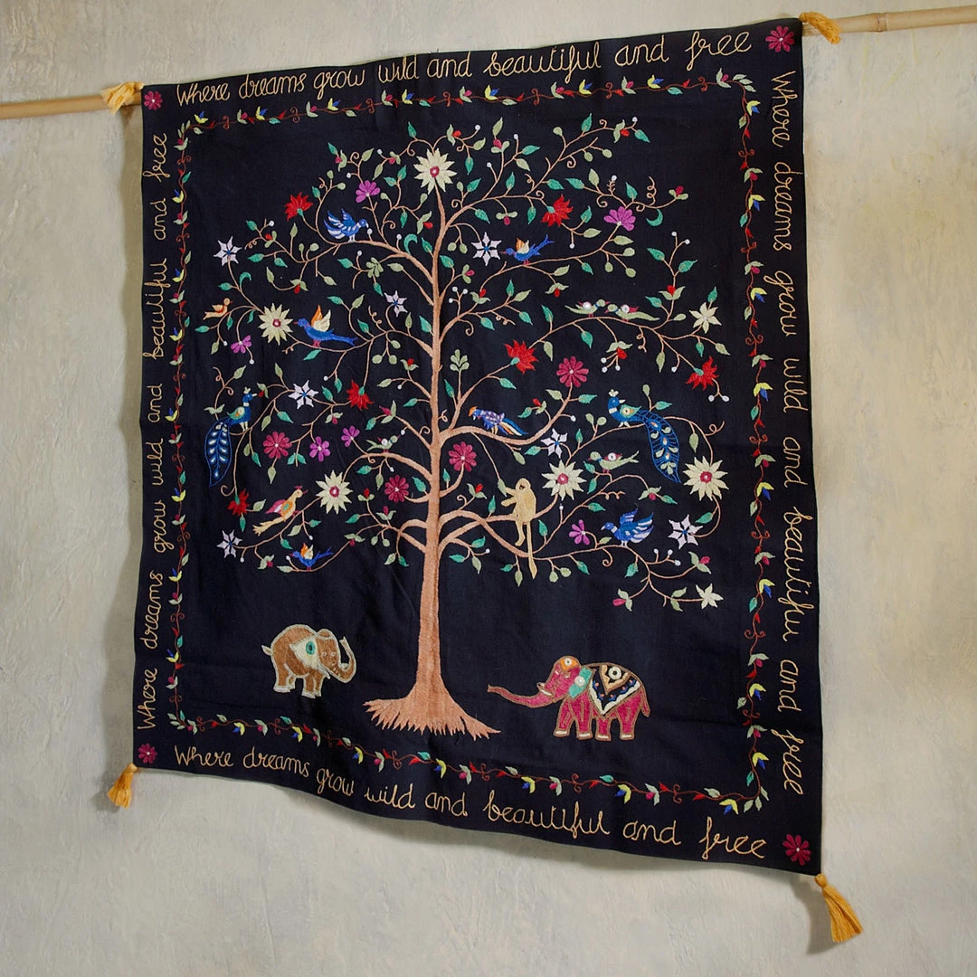 Ten Thousand Villages Dream Tree Wall Hanging Handcrafted In India 4 Ten Thousand Villages Dream Tree Wall Hanging Handcrafted In India