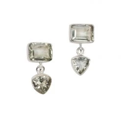 Ten Thousand Villages Green Amethyst Post Earrings Handcrafted In India Global Fair Trade Gifts