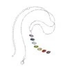 Ten Thousand Villages Chakra Gemstones Sterling Silver Necklace Handcrafted In India Global Fair Trade Gifts