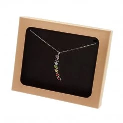 Ten Thousand Villages Chakra Gemstones Sterling Silver Necklace Handcrafted In India Global Fair Trade Gifts