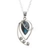 Ten Thousand Villages Spring Breeze Labradorite And Pearl Sterling Silver Necklace Handcrafted In India