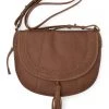 Ten Thousand Villages Global Fair Trade Gifts Eco-Leather Saddle Purse Handcrafted In India