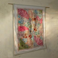 Ten Thousand Villages Sari Mosaic Tapestry Handcrafted In Peru