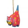Ten Thousand Villages Global Fair Trade Gifts Spotted Red Cat Ornament Handcrafted In Indonesia