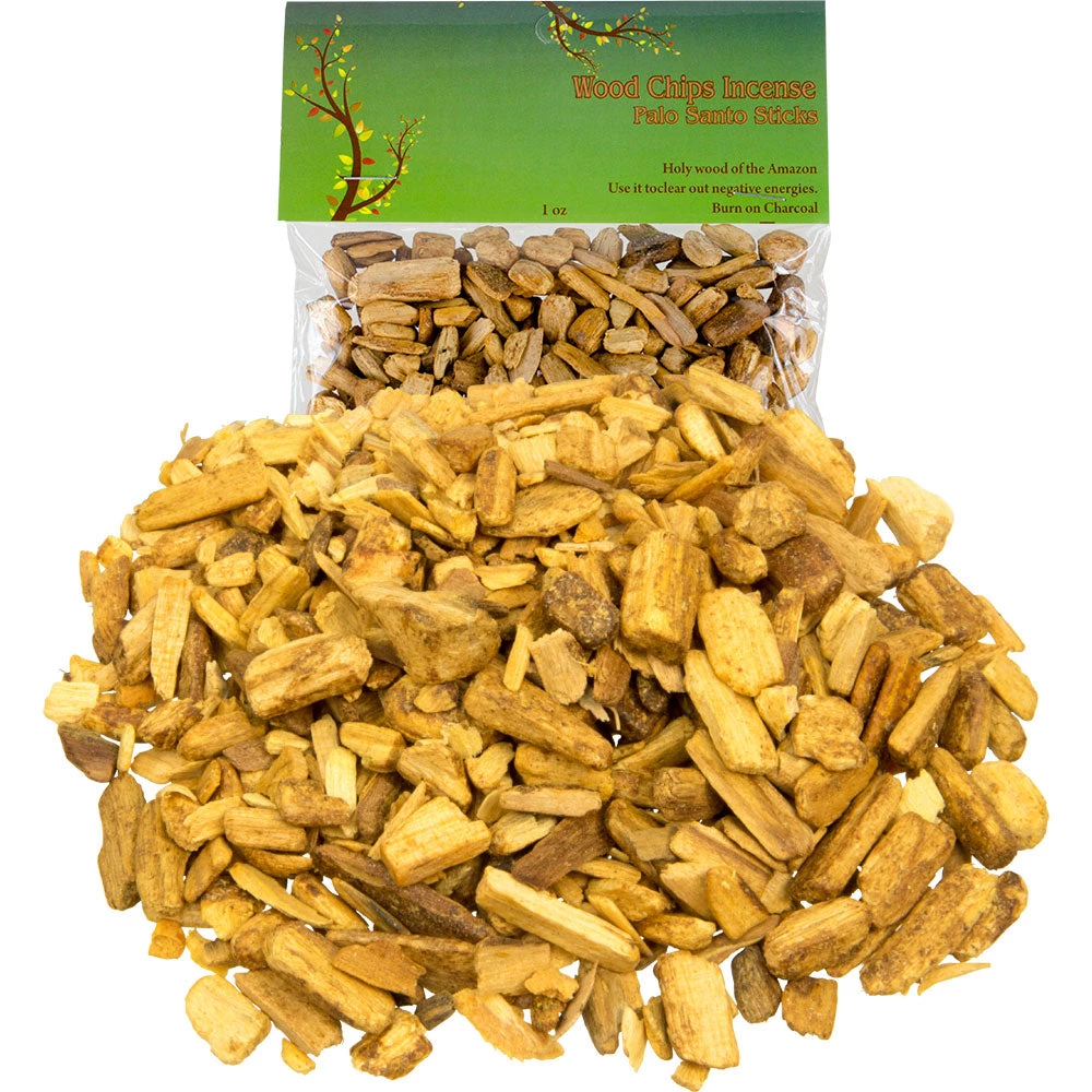 Kheops International Palo Santo "Holy Wood" Wood Chips 1 Oz Smudging Tools & Accessories 4 Kheops International Palo Santo "Holy Wood" Wood Chips 1 Oz Smudging Tools & Accessories