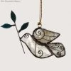 Ten Thousand Villages Global Fair Trade Gifts Olive Branch Dove Ornament Handcrafted In Philippines