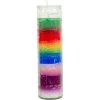 Kheops International Candles & Accessories Multicolor Glass Prayer 7 Day Candle