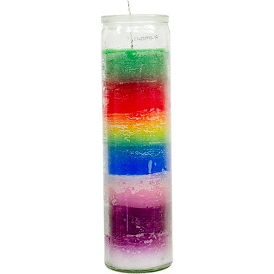 Kheops International Candles & Accessories Multicolor Glass Prayer 7 Day Candle 3 Kheops International Candles & Accessories Multicolor Glass Prayer 7 Day Candle