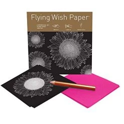 SUNFLOWERS Mini Flying Wish Paper Kit