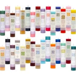 Reiki Infused Herbal Pillar Candles By Crystal Journey Candles Candles & Accessories
