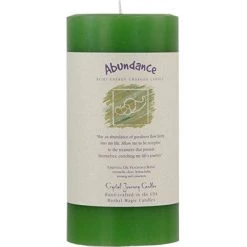 Reiki Infused Herbal Pillar Candles By Crystal Journey Candles