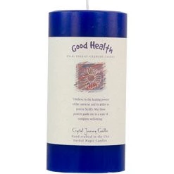 Reiki Infused Herbal Pillar Candles By Crystal Journey Candles