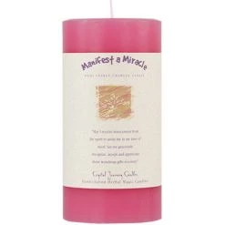 Reiki Infused Herbal Pillar Candles By Crystal Journey Candles