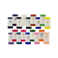 Reiki Infused Herbal Pillar Candles By Crystal Journey Candles