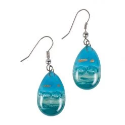 Ten Thousand Villages Glass Teardrop Earrings Handcrafted In Chile Global Fair Trade Gifts