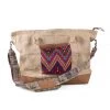 Ten Thousand Villages Coffee & Cotton Weekender Bag Handcrafted In Guatemala