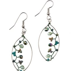 Ten Thousand Villages Global Fair Trade Gifts Climbing Vine Earrings Handcrafted In Guatemala
