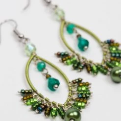 Ten Thousand Villages Global Fair Trade Gifts Grandeur Earrings Handcrafted In Guatemala
