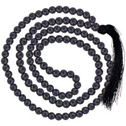 Kheops International Joy Alchemy Collection Mala Prayer Beads Lava Stone - A Natural Diffuser For Balance And Strength ~ A Joy Alchemy Gift