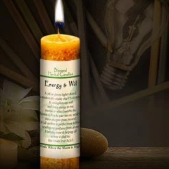 Coventry Creations Energy And Will ~ Blessed Herbal Candle Candles & Accessories