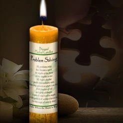 Coventry Creations Problem Solving ~ Blessed Herbal Candle Candles & Accessories