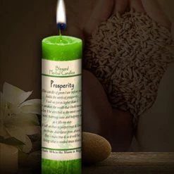 Coventry Creations Prosperity ~ Blessed Herbal Candle Candles & Accessories