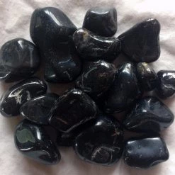 Kheops International Black Onyx Tumbled Stone Crystals & Tumbled Stones