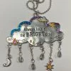 Ganz Metaphysical & Divination Gifts Always Look At The Bright Side Cloud Car Charm