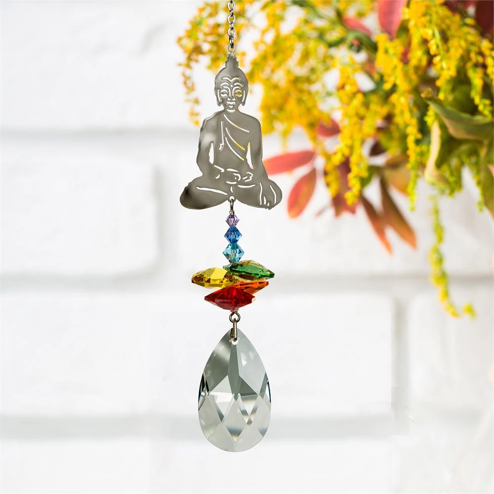 Woodstock Chimes Buddha ~ Crystal Fantasy Suncatcher 3 Woodstock Chimes Buddha ~ Crystal Fantasy Suncatcher