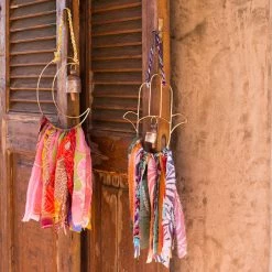 Matr Boomie Hamsa Hand Swapna Sari Tassels Dream Chime Handcrafted In India