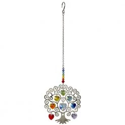 Woodstock Chimes Prisms & Hanging Crystals Crystal Tree Of Life Suncatcher