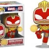Pop! Marvel Funko Pop Vinyl Figurine Gingerbread Captain Marvel #936 - Marvel Holiday