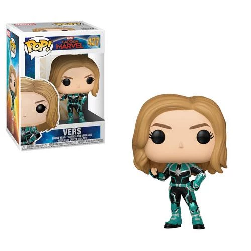 Funko Pop Vinyl Figurine Captain Marvel - Vers Carol Danvers Pop! Marvel 3 Funko Pop Vinyl Figurine Captain Marvel - Vers Carol Danvers Pop! Marvel